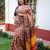 Hand-Azrak Block Printed Tussar Silk Saree
