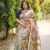 Zari Border Pure Handloom Gachi Tussar Saree with Hand-Painted Pen Kalamkari Vegetable Colors