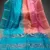 Pekham Series Hand Block Print Polka Dot Tussar Silk Saree