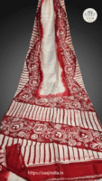 Premium Hand Painted Batik Silk Saree