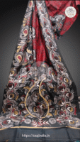 Festive Collection of Hand-Painted Batik Silk Saree
