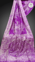 Festive Collection of Hand-Painted Batik Silk Saree