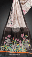 Festive Collection of Hand-Painted Batik Silk Saree