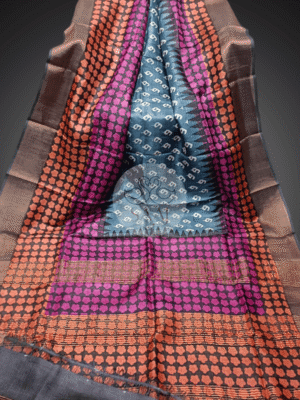 Krishnapriya Series Handcrafted Tussar Silk Saree