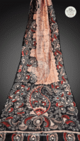 Premium Hand Painted Batik Silk Saree