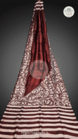 Premium Hand Painted Batik Silk Saree