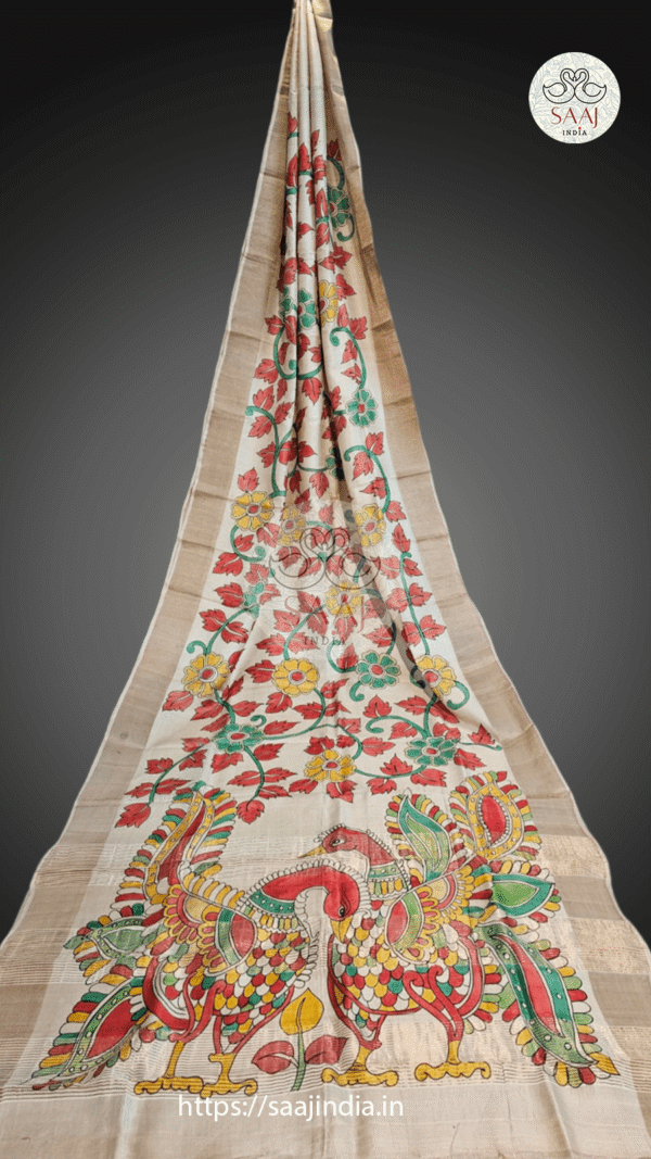 Pujo Special Hand-Painted Batik Saree Collection