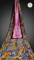 Premium Hand Painted Batik Silk Saree