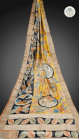Pujo Special Hand-Painted Batik Saree Collection