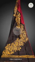 Premium Hand Painted Batik Silk Saree