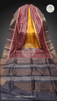 Madhuritu Series: Exquisite Hand Block Print Tussar Silk Sarees