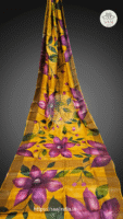 Sarojini Series Handpainted Zari Border Tussar Saree