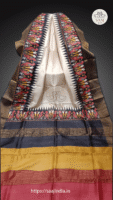 Premium Block Printed Tussar Sarees
