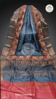 Premium Block Printed Tussar Sarees