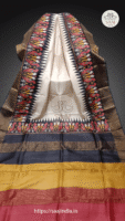 Premium Block Printed Tussar Sarees