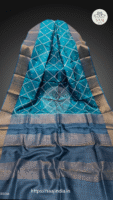 Premium Block Printed Tussar Sarees