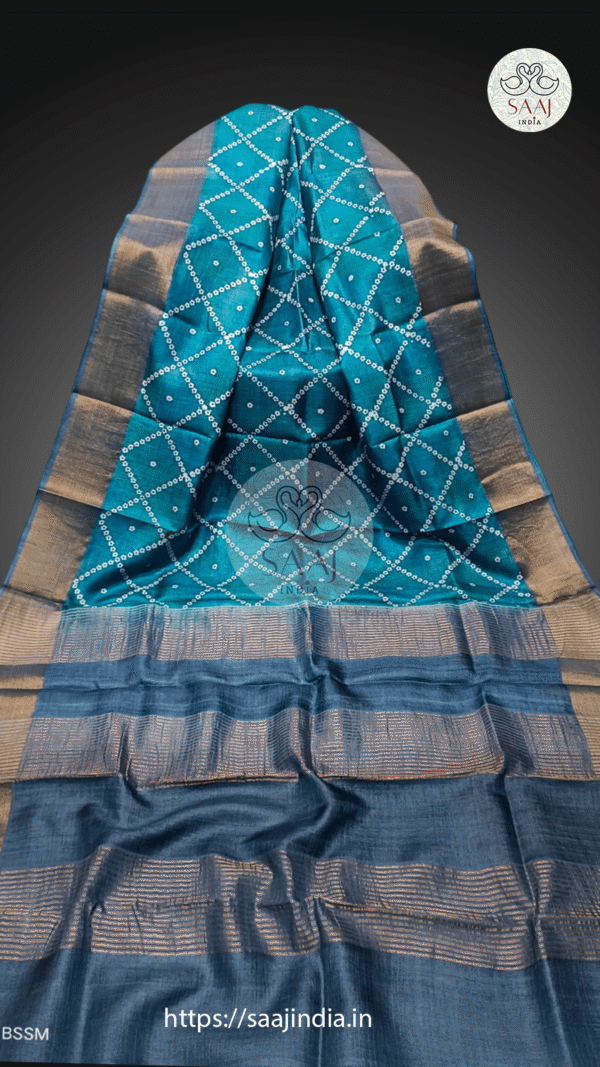 Premium Block Printed Tussar Sarees