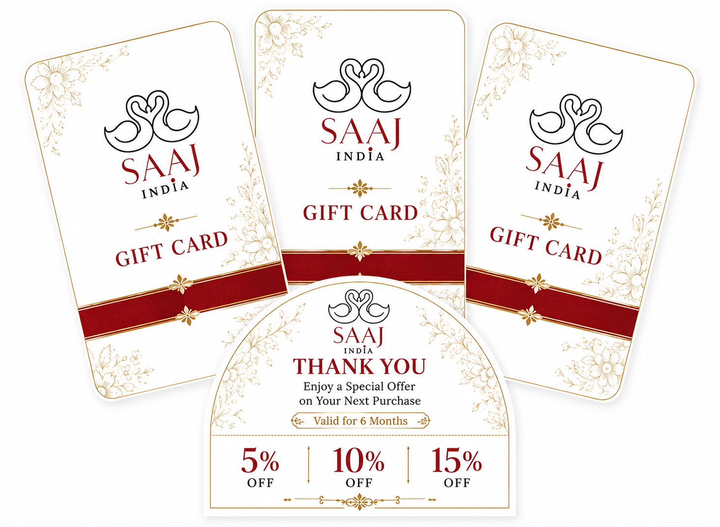 Saaj India Exclusive Reward Card